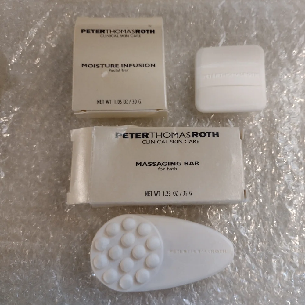 Peter Thomas Roth White Moisture Infusion Facial Bar & Massaging Bar Set